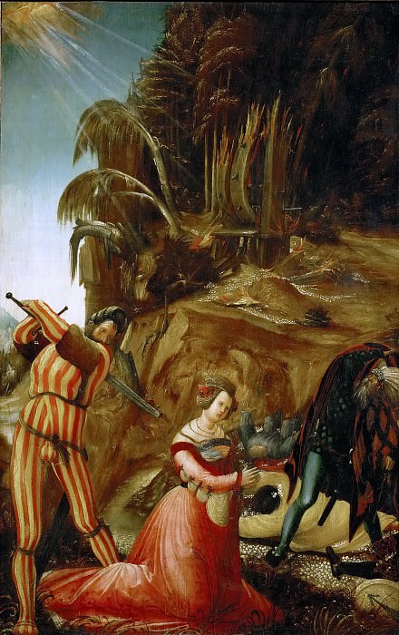 Albrecht Altdorfer -- Martyrdom of Saint Catherine of Alexandria. Kunsthistorisches Museum