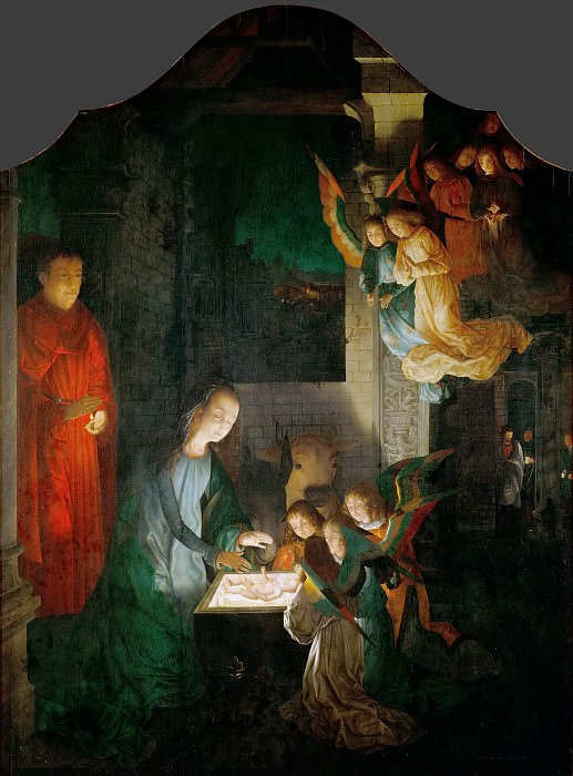 Michael Sittow (c. 1468-1525 or 1526) -- Nativity. Kunsthistorisches Museum