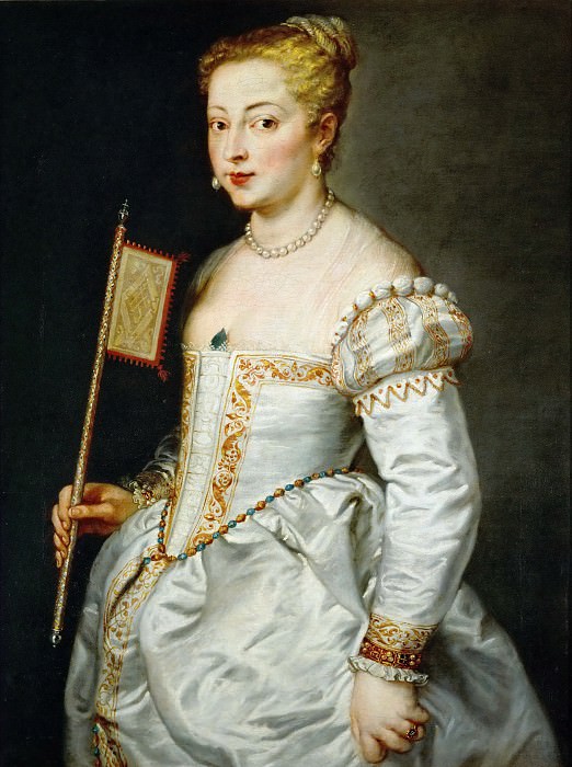 Девушка с флажком - ок 1612 - 1614. Питер Пауль Рубенс