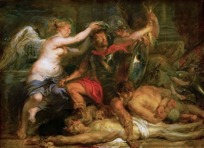 Peter Paul Rubens -- Coronation of the Victor. Kunsthistorisches Museum