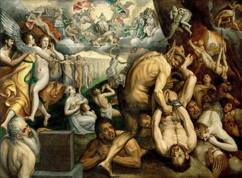 Frans Floris the elder -- Last Judgment, Kunsthistorisches Museum