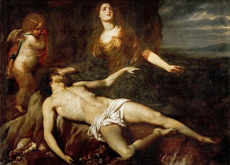 Ян ван ден Хуке - Геро оплакивает смерть Леандра. Музей истории искусств