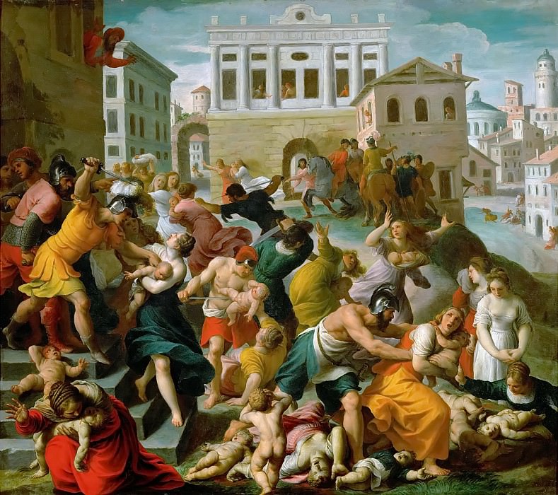 Alessandro Turchi -- Massacre of the Innocents. Kunsthistorisches Museum