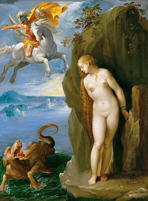 Giuseppe Cesari, called Cavalier d’Arpino -- Perseus and Andromeda, Kunsthistorisches Museum