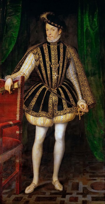 King Charles IX of France (1550-1574). Francois Clouet