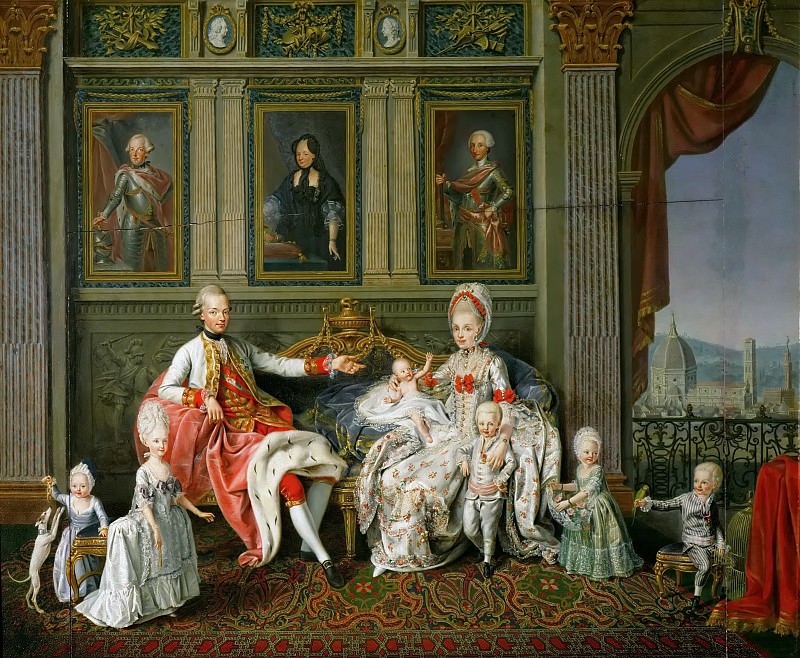 Венцеслас Верлин - Эрцгерцог Леопольд с семьей. Музей истории искусств