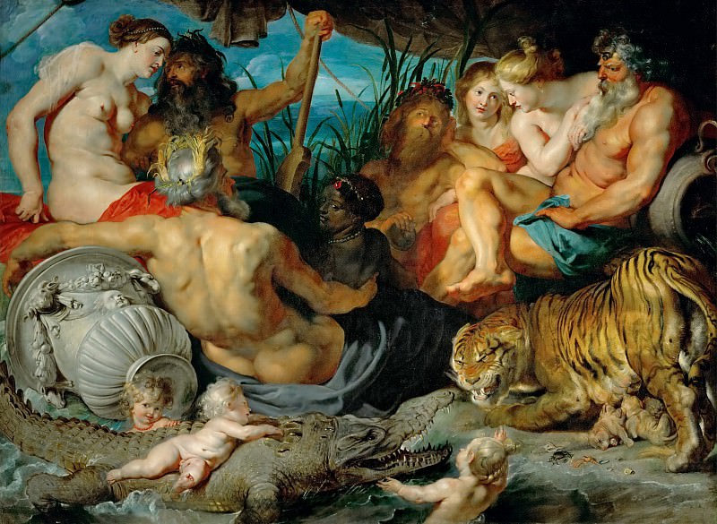 Peter Paul Rubens -- Four Continents. Kunsthistorisches Museum