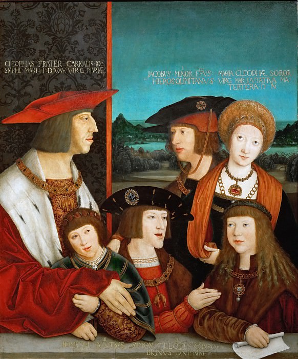 Bernhard Strigel -- Emperor Maximilian I and his Family. Kunsthistorisches Museum
