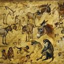 Брейгель, Ян Старший -- Эскиз животных. 1616, 34х55, Музей истории искусств