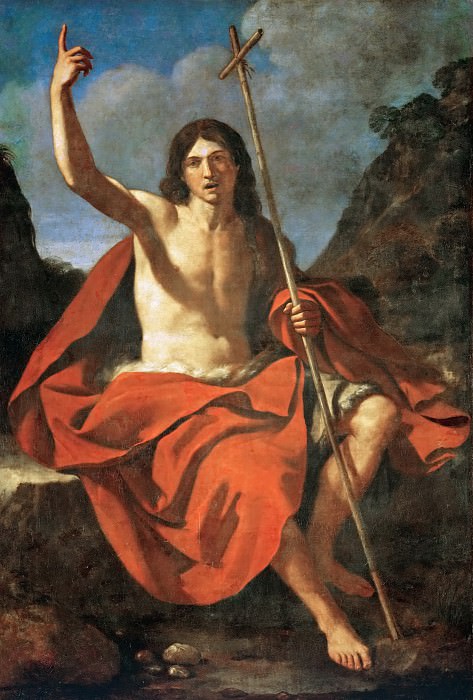 Guercino -- John the Baptist, Kunsthistorisches Museum