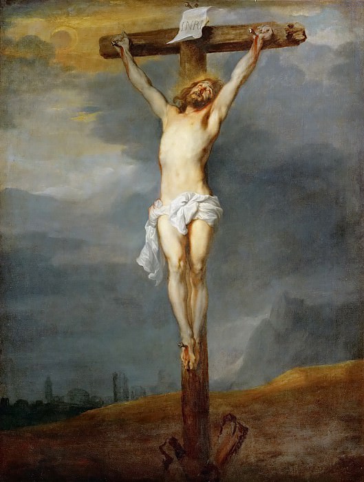 Dyck,Anthonis van -- Crucifixion. 1628/30 Canvas, 133 x 101 cm Inv.502. Kunsthistorisches Museum