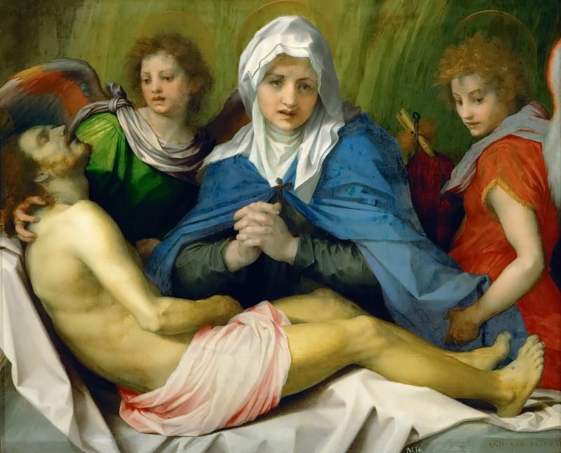 Andrea del Sarto (1486-1530) -- Lamentation. Kunsthistorisches Museum
