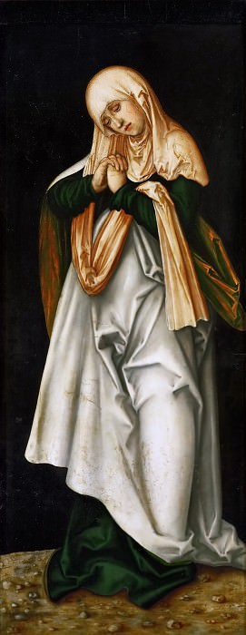 Lucas Cranach the elder -- Saint Mary Suffering. Kunsthistorisches Museum