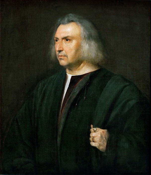 Titian -- Gian Giacomo Bartolotti da Parma, physician. Kunsthistorisches Museum