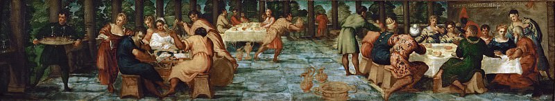 Jacopo Tintoretto -- Belsazar’s Feast. Kunsthistorisches Museum