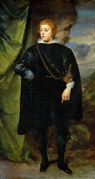 Anthony van Dyck -- Prince Karl Ludwig of Palatinate (Carlo Emanule d’Este). Kunsthistorisches Museum