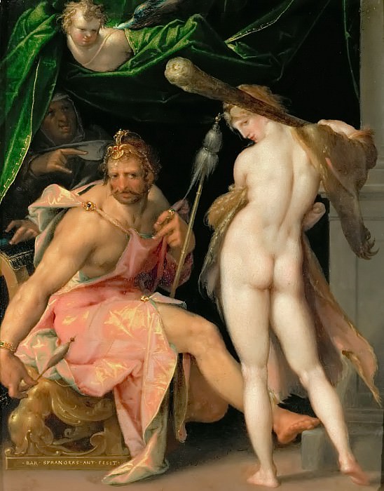 Bartholomaeus Spranger -- Hercules and Omphale. Kunsthistorisches Museum