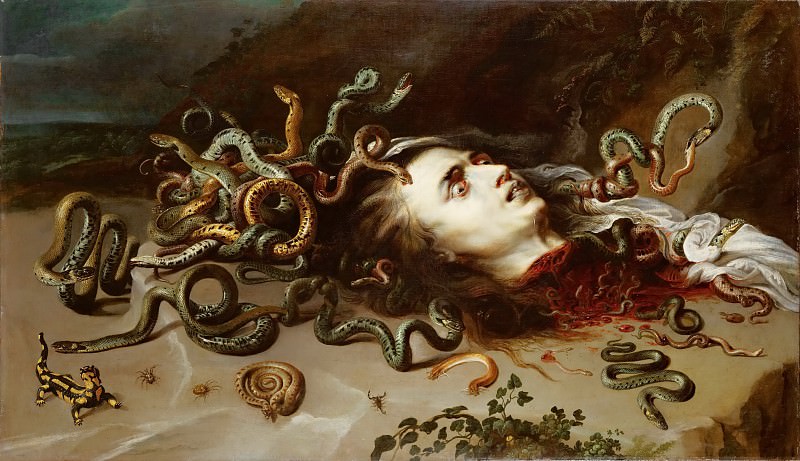 Peter Paul Rubens -- Head of Medusa, Kunsthistorisches Museum