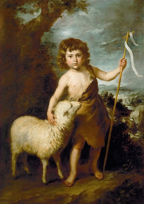 Bartolomé Estebán Murillo -- Young John the Baptist. Kunsthistorisches Museum