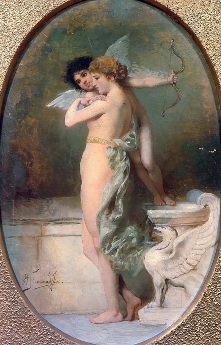 Красота и Любовь (Амур и Психея). 1894. Генрих Ипполитович Семирадский
