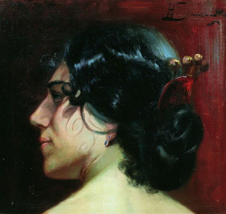 Shadows hair. Last quarter of the XIX century. Henryk Semiradsky
