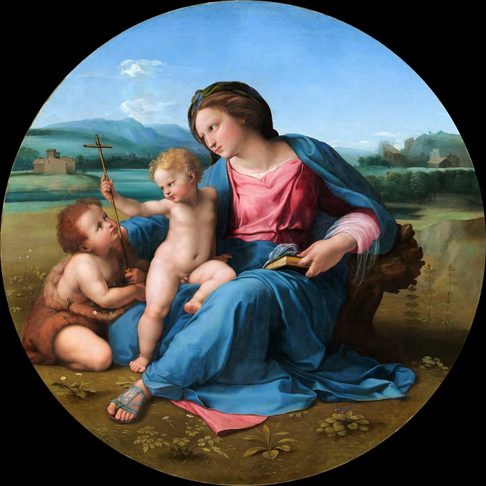 The Alba Madonna. Raffaello Sanzio da Urbino) Raphael (Raffaello Santi