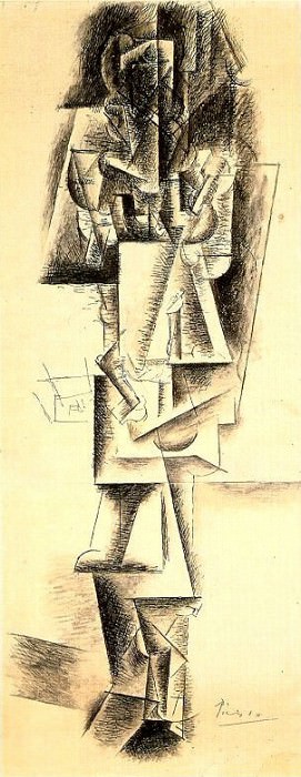 1912 Femme debout. Пабло Пикассо (1881-1973) Период: 1908-1918