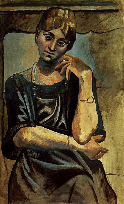 1917 Olga Kokhlova1. Пабло Пикассо (1881-1973) Период: 1908-1918