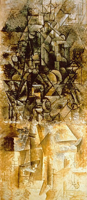 1911 Homme Е la mandoline2. Пабло Пикассо (1881-1973) Период: 1908-1918