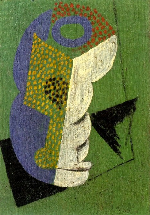 1914 Verre6. Pablo Picasso (1881-1973) Period of creation: 1908-1918
