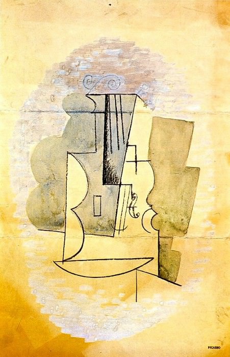 1915 Violon, Пабло Пикассо (1881-1973) Период: 1908-1918