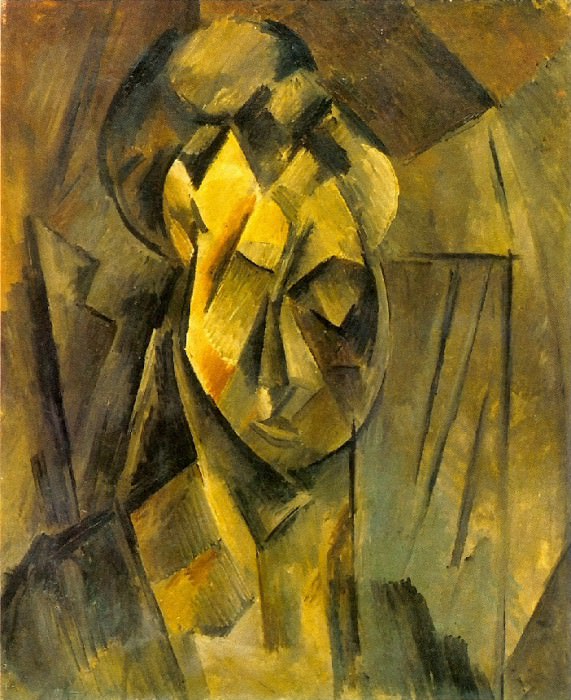 1909 TИte de femme (Fernande). Pablo Picasso (1881-1973) Period of creation: 1908-1918