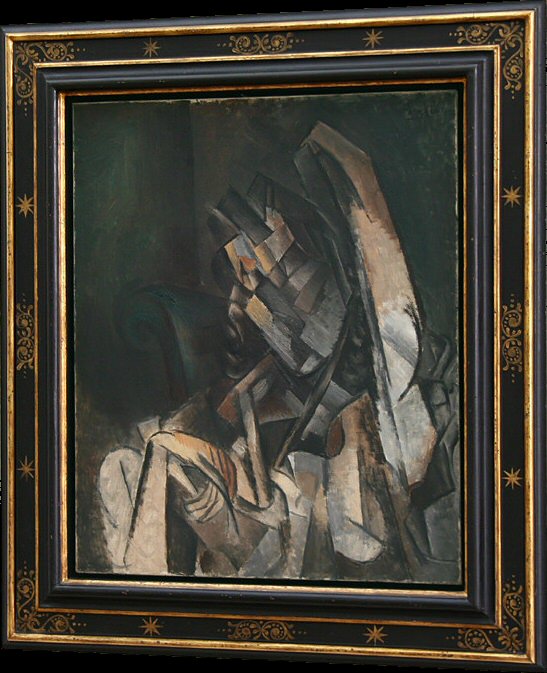 1910 femme assise dasn un fauteuil. Pablo Picasso (1881-1973) Period of creation: 1908-1918