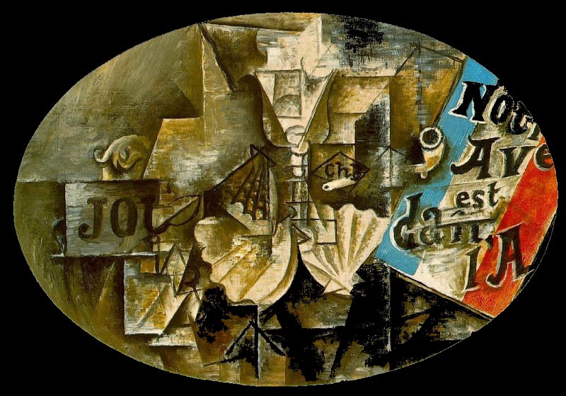 1912 La coquille Saint-Jacques (Notre Avenir est dans lair). Пабло Пикассо (1881-1973) Период: 1908-1918