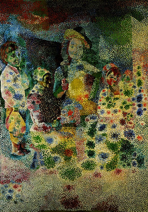 1917 Le retour du baptИme (Le Nain). Пабло Пикассо (1881-1973) Период: 1908-1918