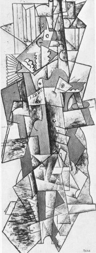 1910 Femme Е lВventail. Пабло Пикассо (1881-1973) Период: 1908-1918
