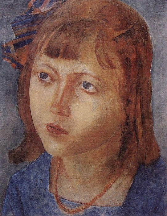 Head girl. 1922. Kuzma Sergeevich Petrov-Vodkin