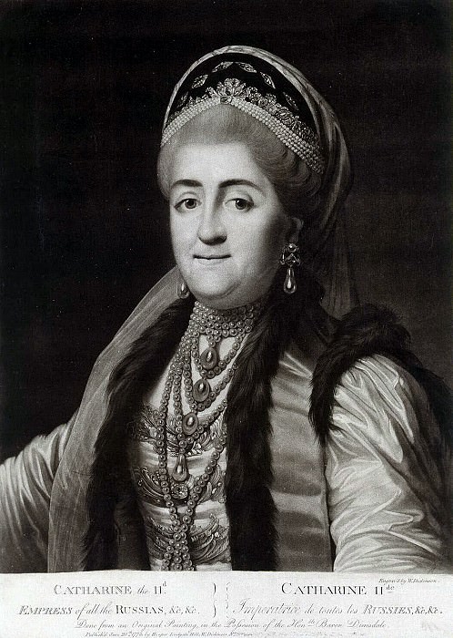 Dickinson, William - Portrait of Catherine II. Hermitage ~ part 04