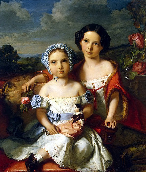Gronkel, Vital, Jean de - Portrait of two children. Hermitage ~ part 04