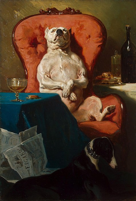 Dedra, Alfred - Pug in a chair. Hermitage ~ part 04