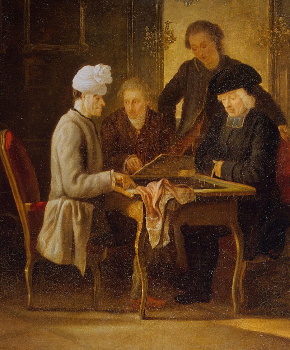Hubert, Jean - Voltaire in a chess table. Hermitage ~ part 04
