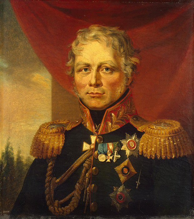 Dawe George - Portrait of Ferdinand Fedorovich Wintzingerode. Hermitage ~ part 04