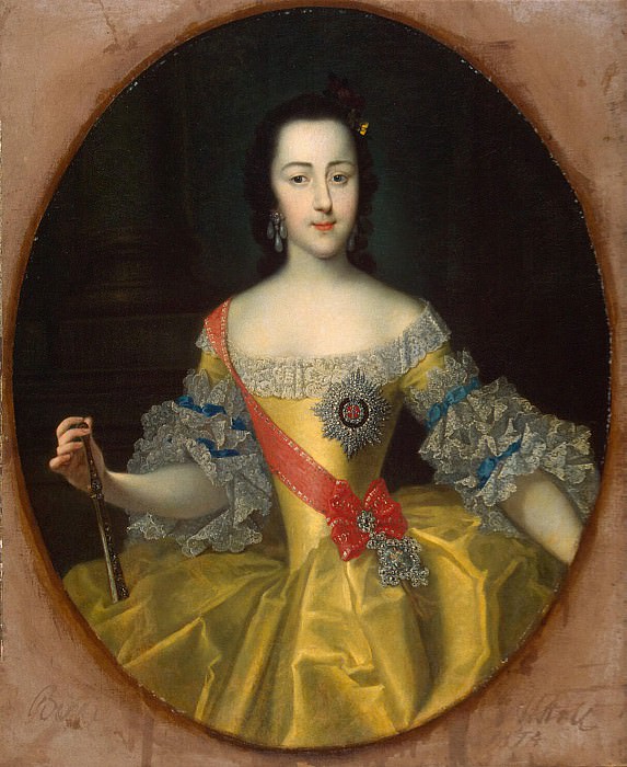 Groot and Georg Christoph - Portrait of Grand Duchess Catherine Alexeyevna. Hermitage ~ part 04