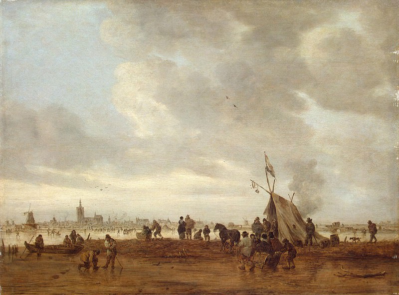 Goyen, Jan van - Winter view in the vicinity of The Hague. Hermitage ~ part 04