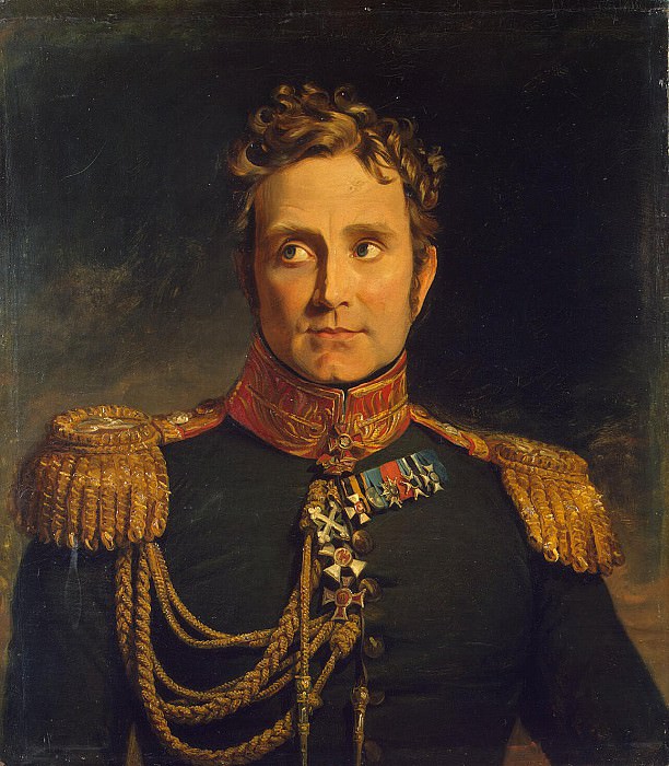 Dawe George - Portrait of Alexander Frantsevich Michaud de Boretura. Hermitage ~ part 04