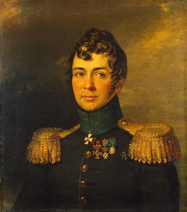 Dawe George - Portrait of Sergei Nikolaevich Ushakov. Hermitage ~ part 04