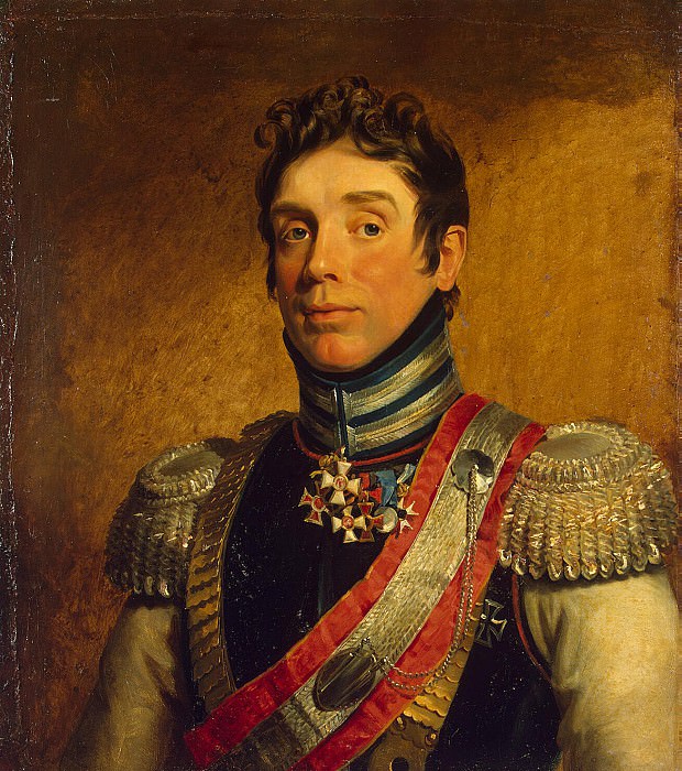 Dawe George - Portrait of Karl Vasilyevich Budberg. Hermitage ~ part 04