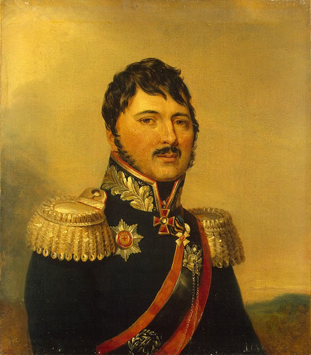 Dawe George - Portrait of Vasily Denisov Timofeyevich. Hermitage ~ part 04