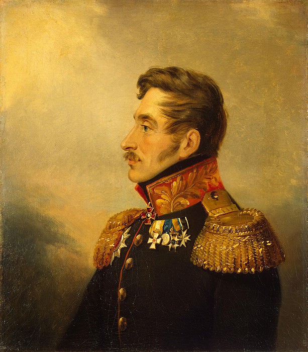 Dawe George - Portrait of Vasily Petrovich Obolensky. Hermitage ~ part 04