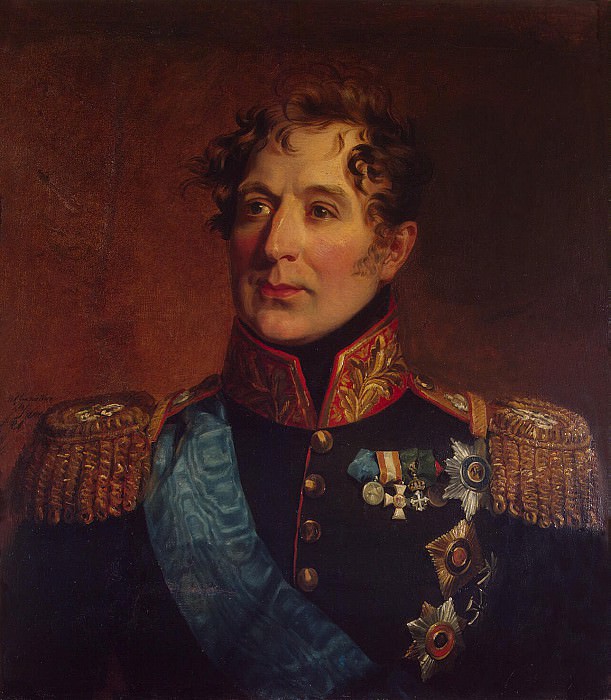 Dawe George - Portrait of Mikhail A. Miloradovich. Hermitage ~ part 04